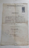 CERTIFICAT SCOALA DE STAT DE ARTE SI MESERII ARAD 1923
