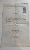 Certificat &ndash; Scoala de meserii, Arad, 1923