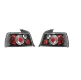 Set stopuri tuning BMW Seria 3 (E36), 12.1990-03.2000, model SEDAN, Taiwan, partea stanga+dreapta, negru, transparent; cu locas bec;