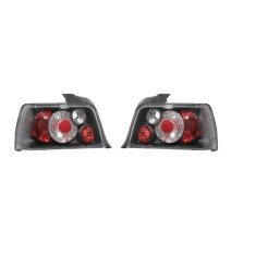 Set stopuri tuning BMW Seria 3 (E36), 12.1990-03.2000, model SEDAN, Taiwan, partea stanga+dreapta, negru, transparent; cu locas bec;