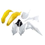 Kit plastice Yamaha YZF 250 450 14- 17 Alb-Galben