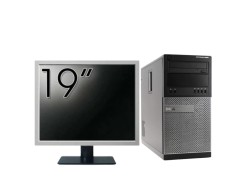 Pachet Calculator Second Hand DELL Optiplex 9020 Tower, Intel Core i5-4570 3.20GHz, 8GB DDR3, 240GB SSD + Monitor 19&amp;quot; NewTechnology Media