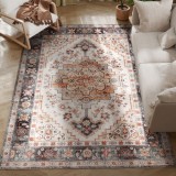 HOMCOM Covor cu Fir Scurt Boem Antiderapant și Lavabil 230x160 cm Maro | Aosom Romania