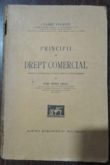 PRINCIPII DE DREPT COMERCIAL - CESARE VIVANTE foto