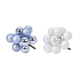 Cumpara ieftin Globuri - Baubles On Wire - White, Blue - mai multe culori | Kaemingk