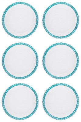Set Farfurii 6 piese, Intinse Frosty cu Model Vernil, diametru 27 cm foto