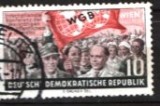 GERMANIA (DDR) 1955 &ndash; ANIVERSARI. CONFERINTA, STAMPILATA SUPRATIPAR, F126, Stampilat