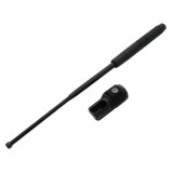 Cumpara ieftin Baston telescopic IdeallStore&reg;, Standard Guard, otel inoxidabil, 40 cm, negru, toc tactic inclus
