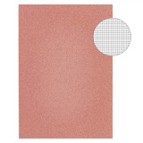 Caiet Matematică, A5, Copertă Roz Aurie cu Glitter, 40 File