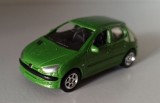 Macheta Peugeot 206 4 usi verde - Welly 1/60, 1:64