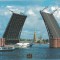 *Rusia, St. Petersburg, Podul pesta Neva, c.p.i. necirculata