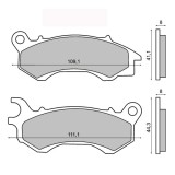 Placute Frana Fata Honda PCX 125 150 MX_NEW