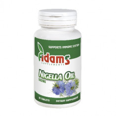 Ulei Chimen Negru (Nigella Oil) 500mg 30 capsule Adams Vision