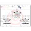 Placute frana Vw California T4 Camper (7dj 7dk 70j) 09.90-08.04, Transporter T4 Box (70a 70h 7da 7dh) 07.90-04.03, Transporter T4 Bus (70b 70c 7db 7d, BREMBO