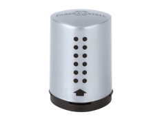 Ascutitoare plastic simpla cu container mini grip 2001 gri Faber-Castell