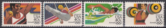 SUA 1983 - Jocurile Olimpice - Los Angeles, PA, MNH
