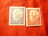 Serie RFG 1964 - Presedinte H.Lubke , 2 valori