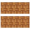 Set 20 Dale Lemn Acacia 30x30 cm Terasa Gradina Balcon Antialunecare Exterior