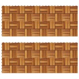 Set dale din lemn de acacia, 30 x 30 cm, 20 buc. GartenMobel Dekor