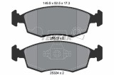 TEXTAR 2532301 Q+ set placute frana,frana disc