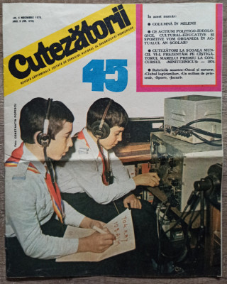 Revista Cutezatorii 4 noiembrie 1976, BD Detasamentul Erou ep. 3 foto