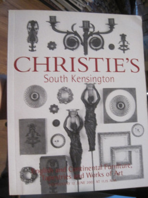 CHRISTIE`S CATALOG SOUTH KENSINGTON 12 JUNE 2002 foto