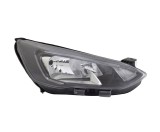 Far FORD FOCUS, 04.2018-, TYC, fata, partea stanga, cu &amp;#39;lumina de zi&amp;#39; tip LED;tip bec H1+H7+PY21W; electric; negru; cu motor;