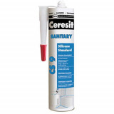 Silicon CERESIT CS9, 280 ml, sanitar Standard, transparent, Henkel