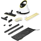 Aparat de curatat cu abur Karcher SC 2 Deluxe, 1.513-400.0, + disposable cloth , 1500W, 3.2Bar, 1L, incalzire 6.5min, Alb/Negru