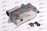 Radiator racire ulei motor, termoflot Land Rover Discovery, Range Rover Evoque, motor: 2.0 T, SRLine, miez si rezervor din aluminiu brazat,