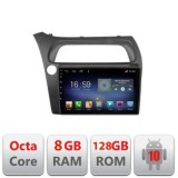 Navigatie Honda Civic Hatchback 2006-2012 F-hatchback Octa Core cu Android Radio Bluetooth Internet GPS WIFI DSP 8+128 CarStore Technology