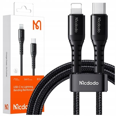 Mcdodo &amp;Icirc;ncărcător Usb-C Fulger Cablu De &amp;Icirc;ncărcare Rapidă Pentru Iphone 13 14 3M foto