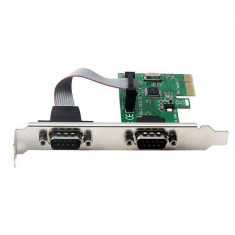 Placa PCI-Express OEM adaptor la 2 x Port Serial 9 pin RS232 foto