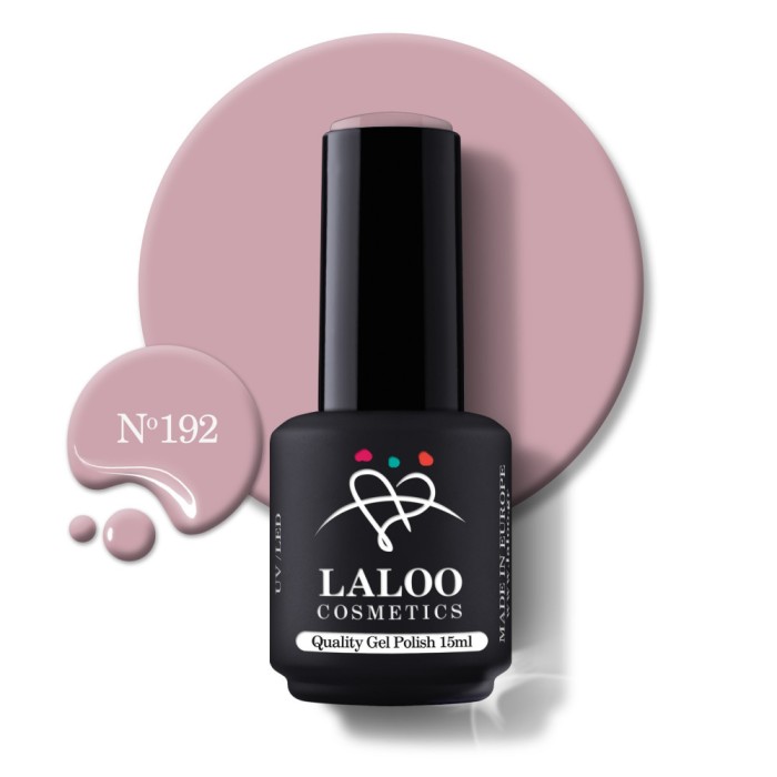 192 Dusty Nude | Laloo gel polish 15ml