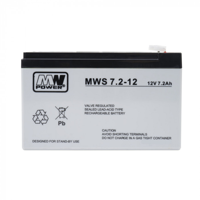 Aproape nou: Acumulator AGM MW 7.2-12 12V / 7.2Ah