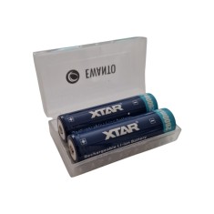 Set 2 acumulatori 18650, 2600 mAh, 3.7V, Li-Ion, Xtar