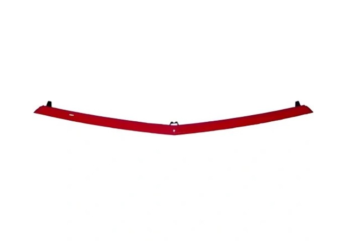 Spoiler bara protectie Mercedes Clasa A (W176), 2013-08.2018, model: pachet AMG, montare fata, CU material rosu, RapidAuto