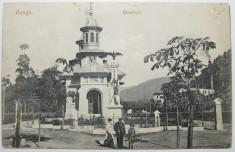 Azuga - Biserica, U.P.U., circulata 1909 foto