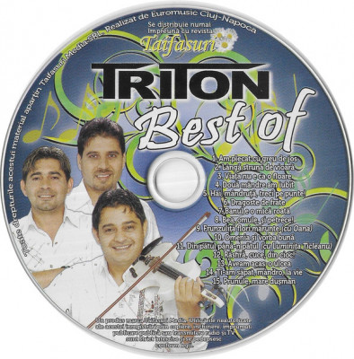CD TriTon &amp;lrm;&amp;ndash; Best Of, original, la plic de h&amp;acirc;rtie foto