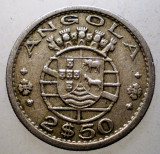 7.202 ANGOLA COLONIE PORTUGHEZA 2,5 ESCUDOS 1967