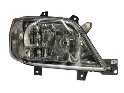 Far Mercedes Sprinter 208-416 01.2003-07.2006 TYC partea Dreapta, tip bec H3+H7+H7, cu far ceata foto