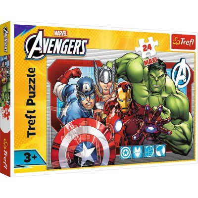 Puzzle trefl 24 maxi marvel razbunatorii intotdeauna just foto