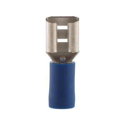 Papuci electrici izolati, tata, albastru Plat, terminale pe cablu, 8,0x0,8mm, lungime 25,5 mm, crimpat, 544, 10 buc. la blister Carpoint AutoDrive Pro foto