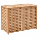 Cumpara ieftin Cos de rufe, 87,5x46x67 cm, lemn masiv de nuc