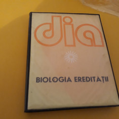 DIAPOZITIVE BIOLOGIA EREDITATII ALEXANDRINA MIHAILESCU 5 FILE,60 BUCATI