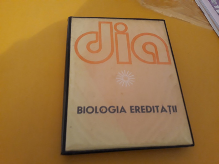 DIAPOZITIVE BIOLOGIA EREDITATII ALEXANDRINA MIHAILESCU 5 FILE,60 BUCATI