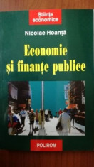 Economie si finante publice-Nicolae Hoanta foto