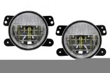 Proiectoare ceata Full LED 4 inch pentru Jeep Wrangler TJ JK JL
