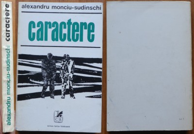 Alexandru Monciu Sudinschi ( Sudinski ), Caractere, 1973, editia 1 foto
