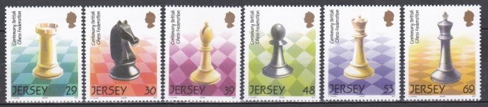 Jersey 2004 - A 100-a aniversare a Federației Britanice de Șah, MNH